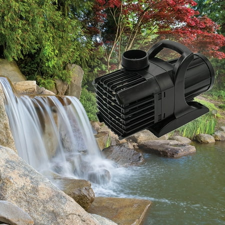 HALF OFF PONDS 8,000 GPH Submersible, Quiet, Energy Efficient Water Pump with 200 ft. Cord for Ponds, Water Gardens, Pondless Waterfalls and Skimmers, Horizontal or Vertical Install - AP-8000200