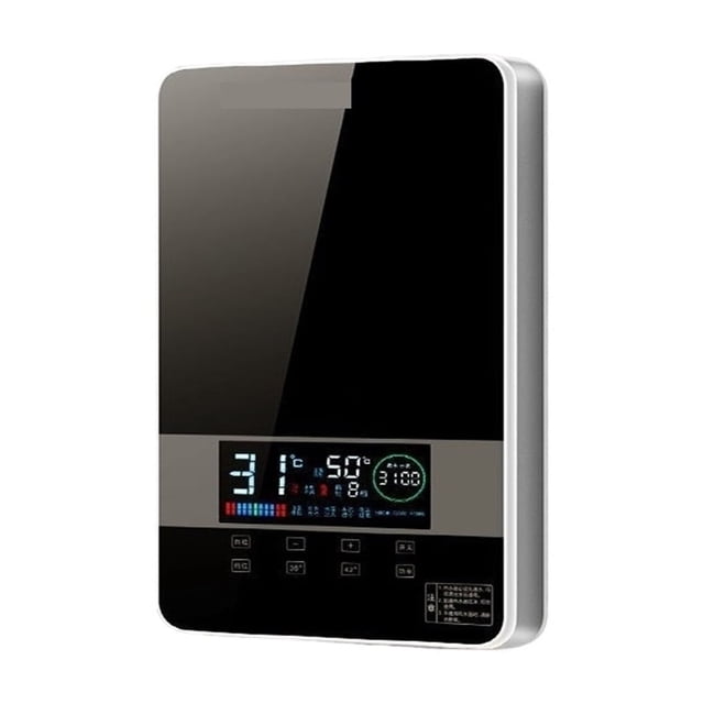 Household Instant Electric Water Heater Hotel Smart Shower Machine Hair Salon Fast Water Heater Remote Control LED Touch Screen ,Digital Temperature Display