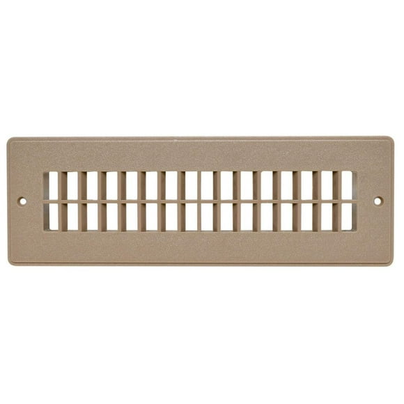 Valterra Registre de Chauffage/refroidissement A10-3365VP Registre de Chauffage/refroidissement; Montage sur Pied; Largeur 2-1/4 Po x Longueur 10 Po; 2 Trous; Beige Pâle
