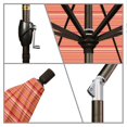 thumbnail image 3 of California Umbrella 9' Patio Umbrella in Dolce Mango, 3 of 3