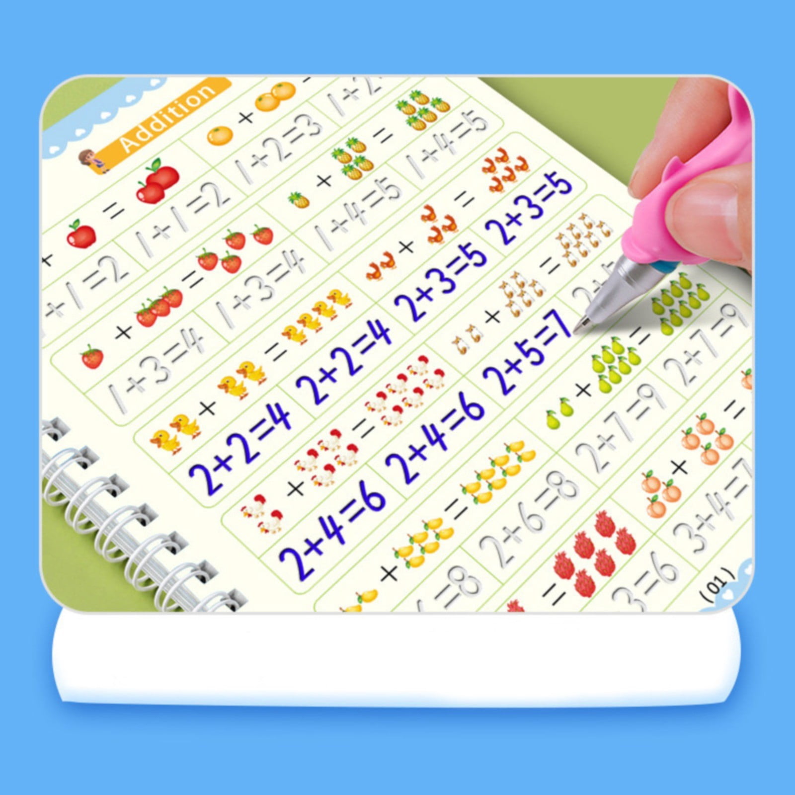 16 Pack Magic Copybooks, Groove Handwriting Books with Pen & Refills, Calligraphy & Tracing Kit, Perfect Christmas & Holiday Gift