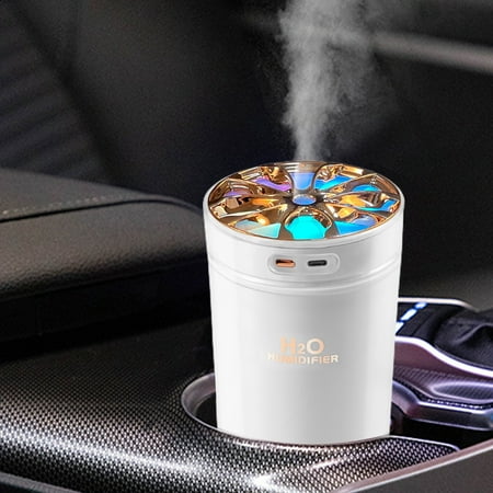 

Cailmei Midifier With 7 Colors Essential Oil Diffusers Upgraded Noise-Free Diffuser Humidifier For Home Yoga Studio Gym Office Decor White