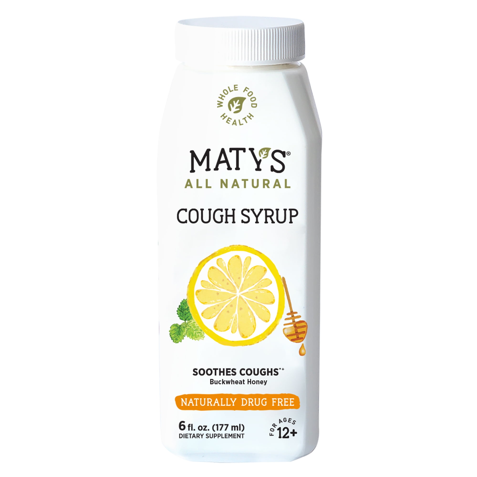 Maty's All Natural Cough Syrup, Calms & Soothes, 6 oz