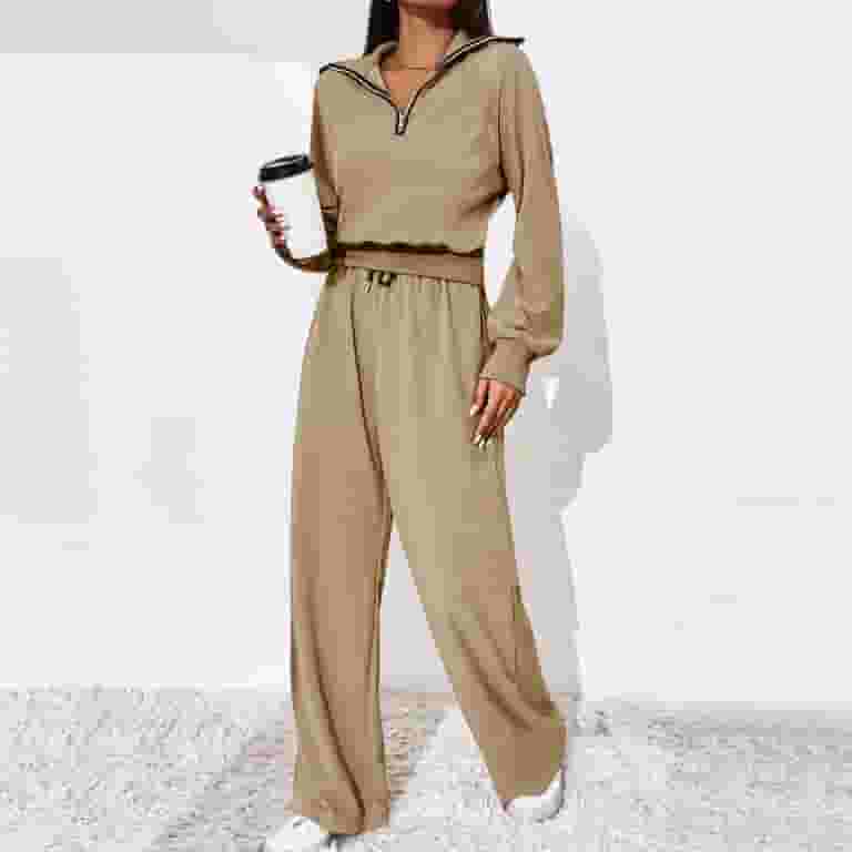 人気商品・限定商品ばかりの「超得 半額福袋」が販売開始 Outfits Piece 2 Women QUYUON Quarter and Sweatshirt Up Zip Clothing