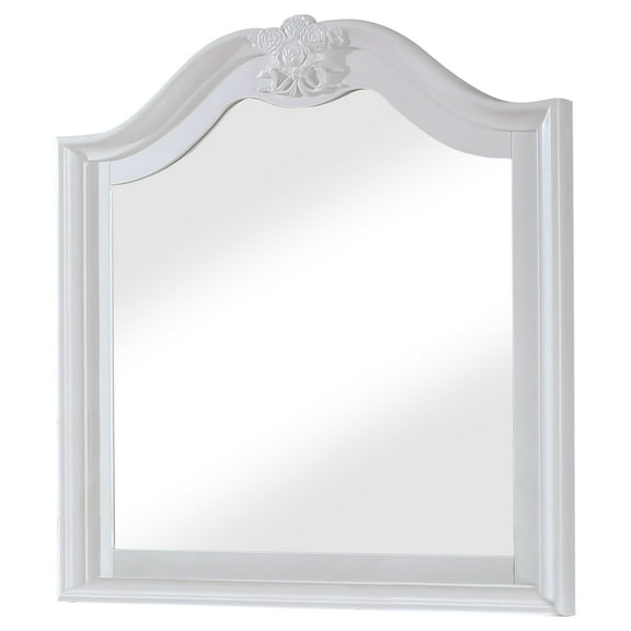 Furniture of America Kylee Traditional Mirror, White