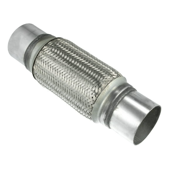 3"x8"x11.81" Car Exhaust Flexible Pipe Tubing Universal Exhaust Joint with Welding Extension Pipe Stainless Steel