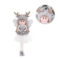 thumbnail image 3 of Kearding Colgante de muñeca de Navidad Decoración de árbol de Navidad resistente al desgaste Adorno de muñeca colgante Kits de decoración para fiestas Gris Kearding HA001211-03, 3 of 8