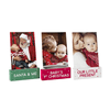 Pearhead Baby Wooden Holiday Christmas Photo Frame Stands