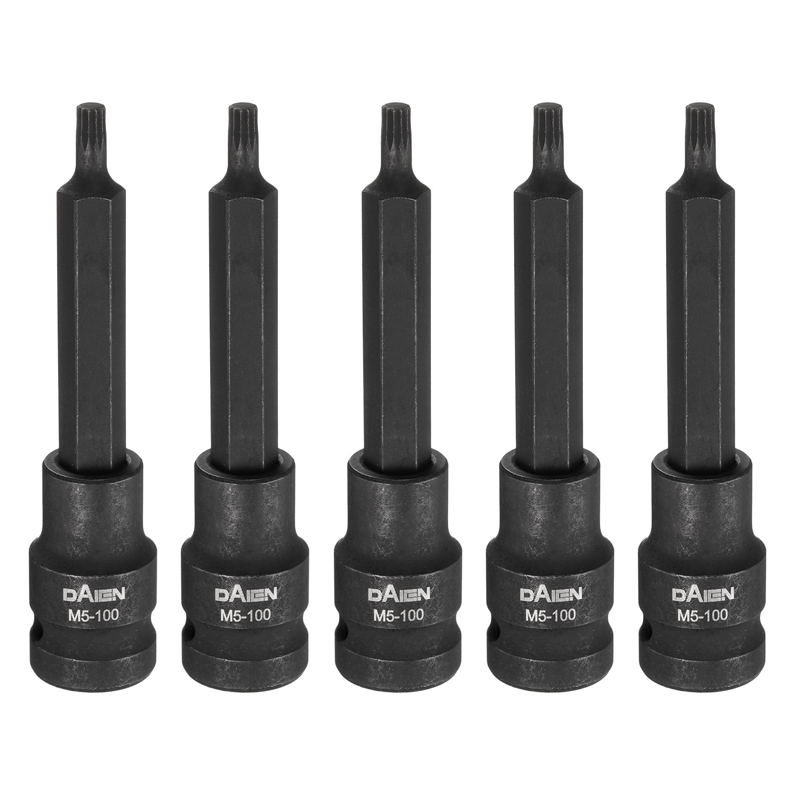 Lexivon XZN Triple Square Spline Bit Set, 10-Piece M4-M18