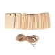 thumbnail image 1 of Rodajas De Madera Natural Con Cuerda De Cáñamo Rectángulo Etiquetas Colgantes De Madera En Blanco Sin Terminar Etiquetas De Regalo Manualidades Diy Tarjetas De Cumpleaños Adornos100 Uds. matsuzay HA014006-00, 1 of 6