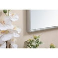 thumbnail image 5 of Metal frame rectangle mirror 18x28 inch in silver, 5 of 5