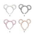 thumbnail image 3 of ZheElen Polyester Exquisite Workmanship Hair Hoop With Women Winter Thick Plush Premium Simply Khaki, 3 of 6