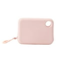 thumbnail image 4 of Raindrops 1Pack Minimalist Change Purse for Women Men Pink Silicone Small Money Pouch, 4 of 8