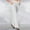 White Pants for women, variant on jtjvou High Waisted Dress Pants Stretch Elastic Waist Sashes Solid Casual Work Pants Regular Length Suitable for Office Daily Wear All Seasons White XXL