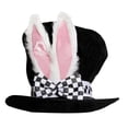 thumbnail image 1 of Sombrero de Felpa con Adorno de Conejo, Favorito de Pascua, Disfraz de Sombrero de Vacaciones , Cómodo de Llevar, Ajustable, Diámetro Inte, 1 of 9