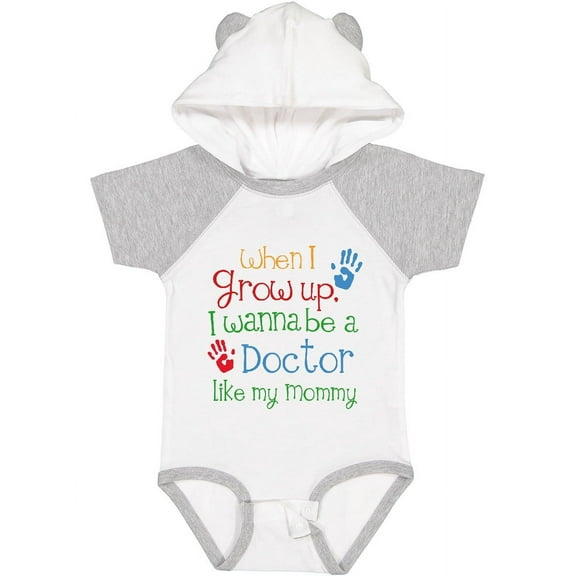 Inktastic Doctor Like Mommy Boys or Girls Baby Bodysuit