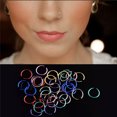 thumbnail image 2 of HOOUN 40Pcs Colorful Stainless Steel Nose Rings Piercing Lip Hoop Piercing Jew-qy_, 2 of 9