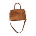 thumbnail image 3 of Bolso de mano para mujer, estilo vintage, informal, moderno, para el trabajo, con asa superior Marrón, 3 of 9