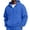 01# Royal Blue, variant on Mens Oversized Hoodies Fall Sweatshirt Winter Fleece Hooded Collar Drawstring Pullover With Pockets Army Green L