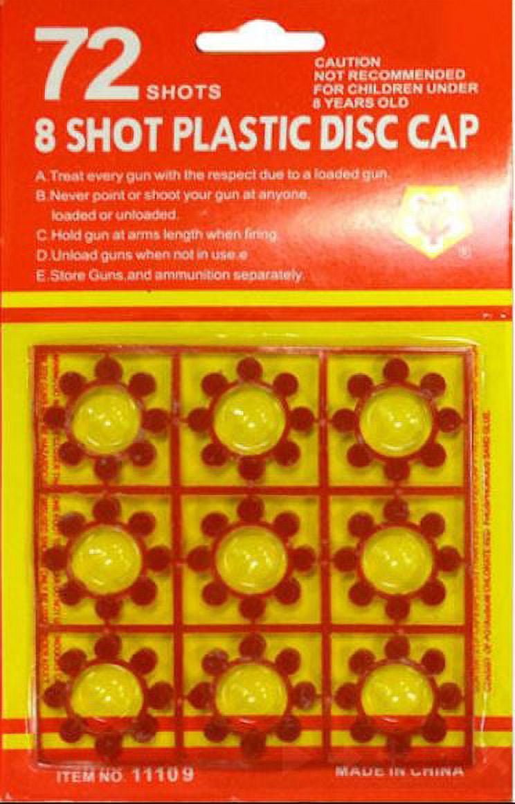 12 Cards 864 total shots of Ring Cap 8 Shot