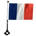 thumbnail image 4 of Bandera de bicicleta , manilr de ciclismo, bandera . UU , señal de seguridad para scooter infl, motocicleta, tri, dec - Francés bandera Bandera francesa Macarena Bandera de seguridad de bicicleta, 4 of 8