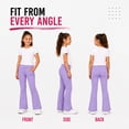 thumbnail image 2 of RBX Girls Leggings - 2 Pack Stretchy Girl Flare Leggings with Pockets Yoga Pants for Girls (7-16), 2 of 7