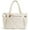 A-beige, variant on Tote Bag for Women, Puffy Tote Bag with Zipper, Large Quilted Shoulder Bag with Compartments for Travel, Work, Gym