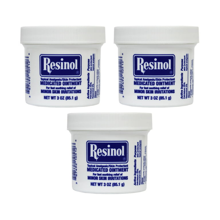 Resinol Medicated Ointment, Skin Protectant, 1.25 oz/35.4 g Ingredients and  Reviews
