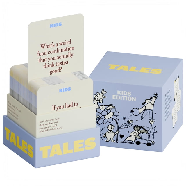 Cartas de conversación TALES Edición Infantil, juego de 150 cartas