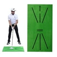 thumbnail image 1 of Golf Swing Detection Strike Mat, Golf Mat Training Aid, Golf Training Mat Feedback, Golf Training Mat for Swing Detection Batting, 11.6inch x 23.2inch, 1 of 8