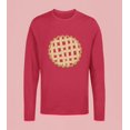 thumbnail image 5 of Halloween Lattice Pie Costume Strawberry Cherry Mens Long Sleeve T Shirt, 5 of 5