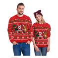 thumbnail image 4 of Suéter feo de Navidad 2024 para regalar, elfo de Papá Noel, divertido suéter de reno de Navidad para hombre, ropa de pareja para vacaciones, 4 of 5