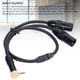 thumbnail image 4 of Cable Divisor En Y Macho XLR Doble De 1/8, 3,5mm, 1/8 Estéreo, 3 Pines, 0,5 M, Para Micrófono, Altavoces, Escenario, DJ, 4 of 7