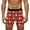 A-Brick Red4, variant on Men's Everyday Wear Underwear with DIY Valentine's Day Print for Everyday Slim Fit Seasonal Comfort Casual Wear