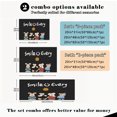 thumbnail image 3 of Kitchen Rugs Sets 3 Piece with Runner Floral Kitchen Floor Mat Carpet Farmhouse Rugs and Mats Non Skid Washable Runner Rug for Kitchen Office Sink Laundry, 3 of 12