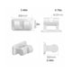 thumbnail image 5 of Cateissary Soporte Soporte de baño Base de cabezal de ducha Montado Extraíble Accesorio ajustable Reemplazar Fácil de instalar Práctico Juegos de accesorios de baño, 5 of 6