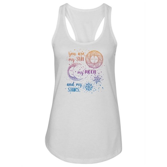 My Sun, My Moon And My Stars Tank Women -Image by Shutterstock, Female Medium