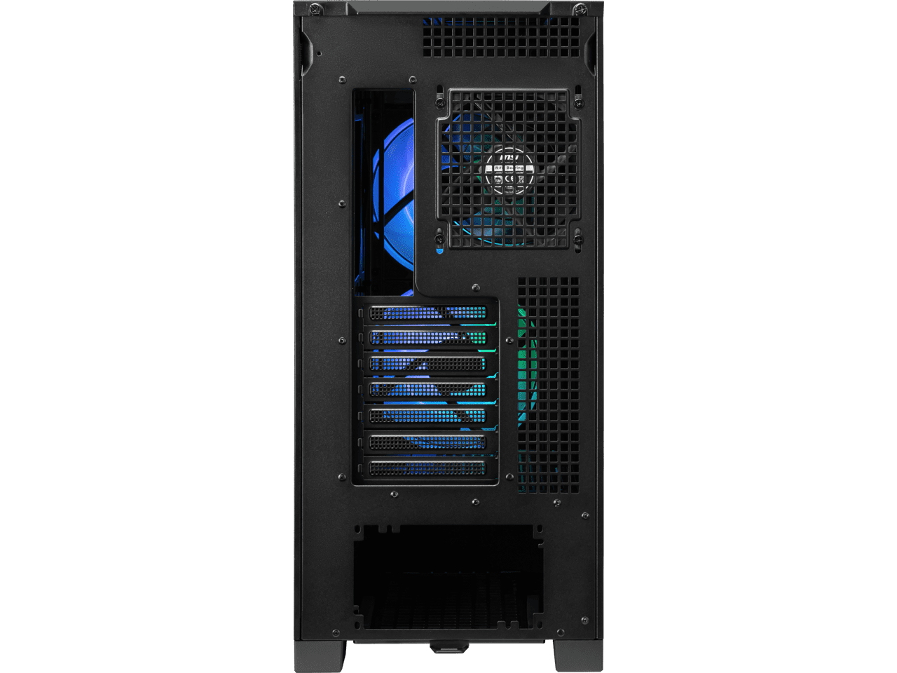 MSI MPG Velox 300R Airflow PZ - Mid-Tower Gaming PC Case - Tempered Glass Side Panel - 2 x 160 mm Dual Layer Blades Fans - Liquid Cooling Support up to 360mm Radiator - Mesh Panel for Airflow