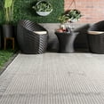 thumbnail image 6 of nuLOOM Lowen Tribal Indoor/Outdoor Area Rug, 5' x 8', Lowen Light Grey, 6 of 7
