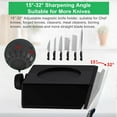 thumbnail image 5 of Intexca Single Electric Knife Sharpener with Diamond Abrasives for Straight, Serrated, and Ceramic Blades & Scissors, 5 of 5