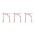 thumbnail image 1 of Ruiboury Wedding Arch Drapes Add Romantic Atmosphere With Wide Application Wedding Arch Draping Fabric Polyester Wedding Valance pink 3Set, 1 of 6