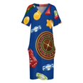 thumbnail image 4 of Vestido de verano con bolsillos sueltos de Casino Time para mujer, vestido de fiesta 2025, vestidos africanos 2025 para mujer, 4 of 7