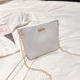 thumbnail image 4 of Bolso bandolera de un solo hombro con textura elegante Blanco, 4 of 5
