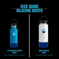 thumbnail image 5 of NuRich Hydro Wide Mouth Protective Silicone Sleeve Boot Cover Accessory Compatible with Hydroflask, Simple Modern, and Top Water Bottle Brands Sizes 32 & 40 Ounce, 5 of 9