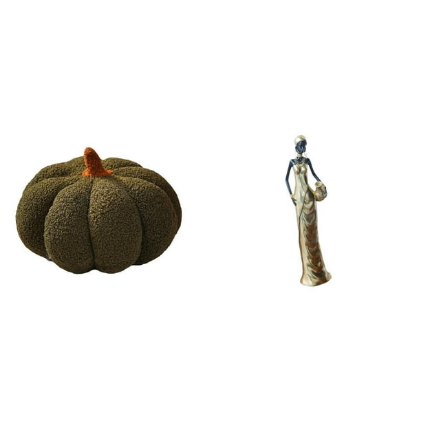 Almohadas de calabaza de Halloween,Cojines de calabaza de Halloween,suaves,para decoración del hogar,Figura de escritorio,Figuras africanas de arte,artesanías,escritorio coleccionable,Estatua