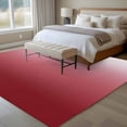 thumbnail image 5 of Area Rug 60×96in, Red White Ombre Art Floor Carpet Living Room Rug, Color Gradient Non-Slip Welcome Mat Indoor Rugs for Bedroom Dining Room, 5 of 9