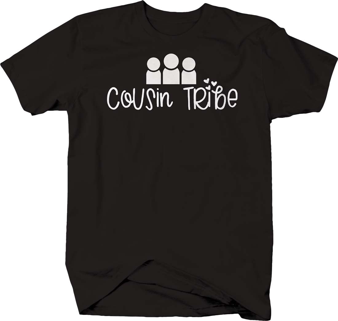 Cousin Tribe T-Shirt Medium Dark Gray 