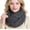 01- Dark Grey, variant on Winter Women Thick Knit Ribbed Infinity Circle Loop Scarf