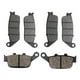 thumbnail image 2 of Pastillas De Delanteras Y Traseras Semi-metálicas Para CBR 250 RR (MC22) (1990-1994) / CB 400 SF (F2N / F2R / F2S / F2T / F3S) ( Yotijar Pastilla de freno de motocicleta, 2 of 10