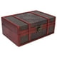thumbnail image 3 of Caja De Almacenamiento De Madera, Pulida A Mano, Retro, Múltiples Funciones, Bisagra De Aleación, Regalo Perfecto, Caja Del Tesoro Pirata, Decorativa Para La Decoración Del ANGGREK Otros, 3 of 8